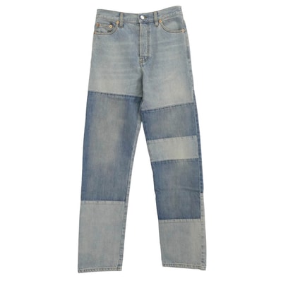 GUCCI グッチ デニムパンツ 835163XDDCV4681 ルーズフィット コットンデニム パンツ W28 インディゴブルー系 28【極上美品】【中古】