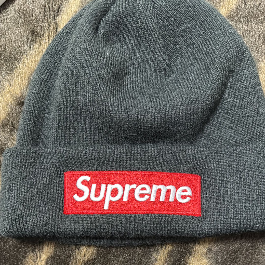 Supreme New Era Box Logo Beanie "Black"