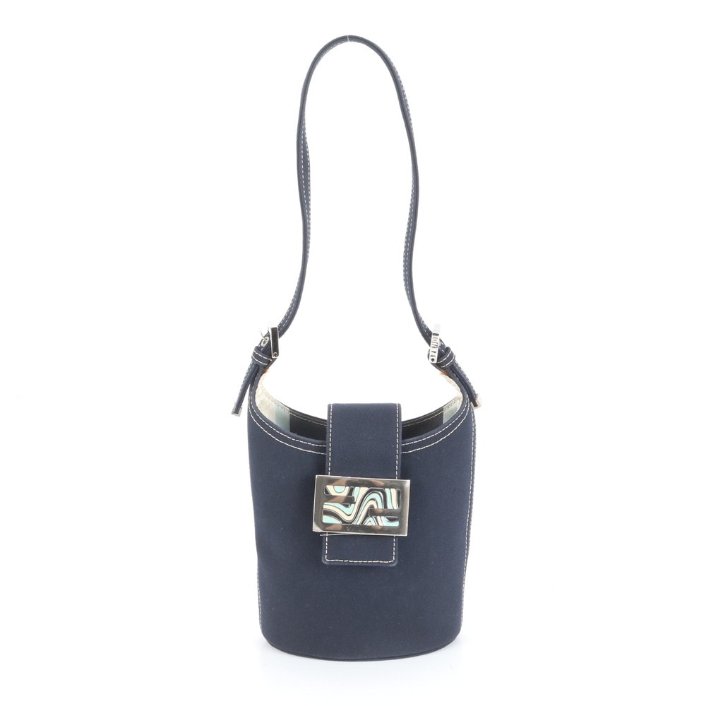 ■未使用 フェンディ マンマバケット デニムショルダーバッグ