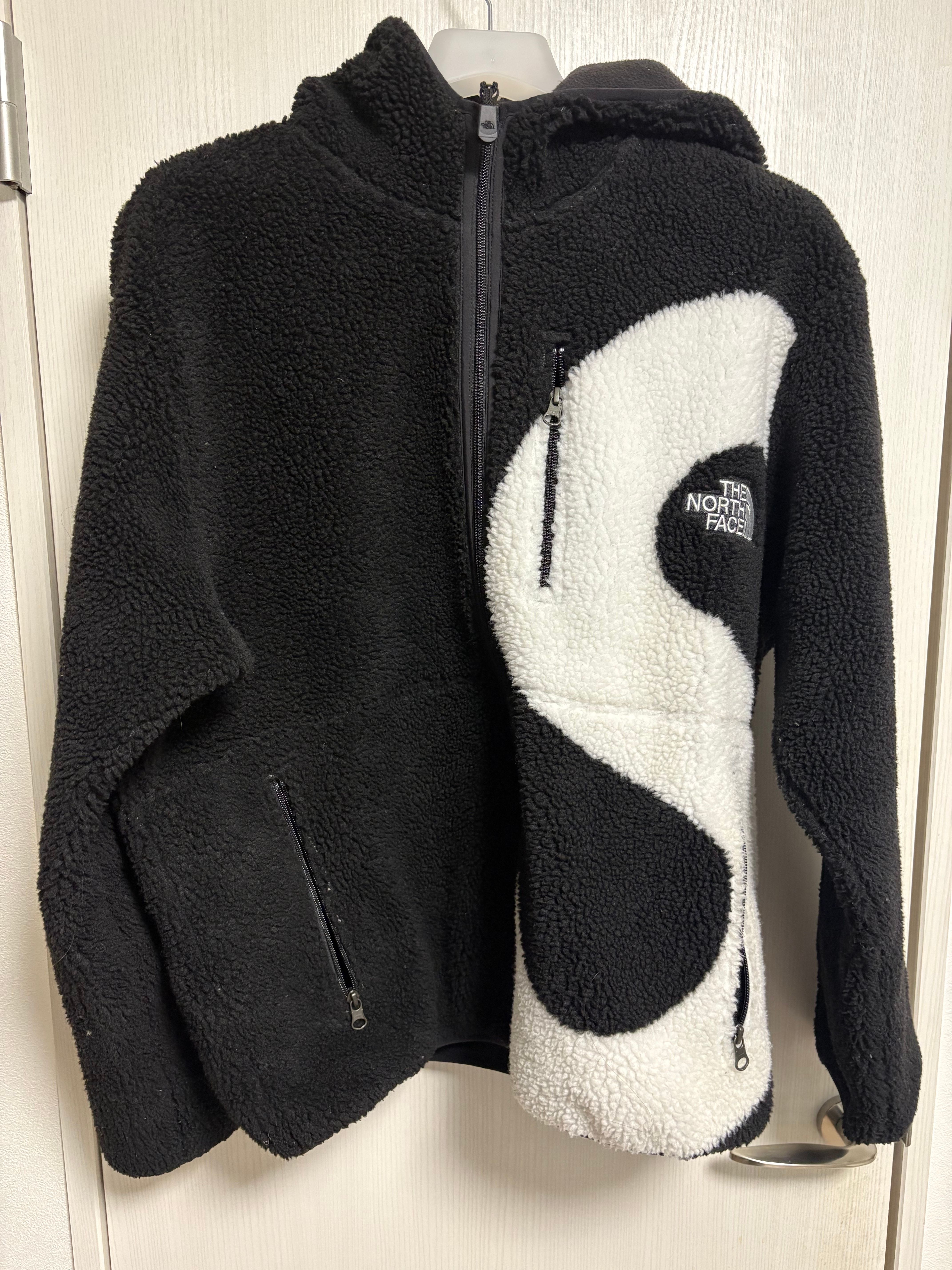 Supreme x The North Face S Logo Hooded Fleece Jacket "Black"