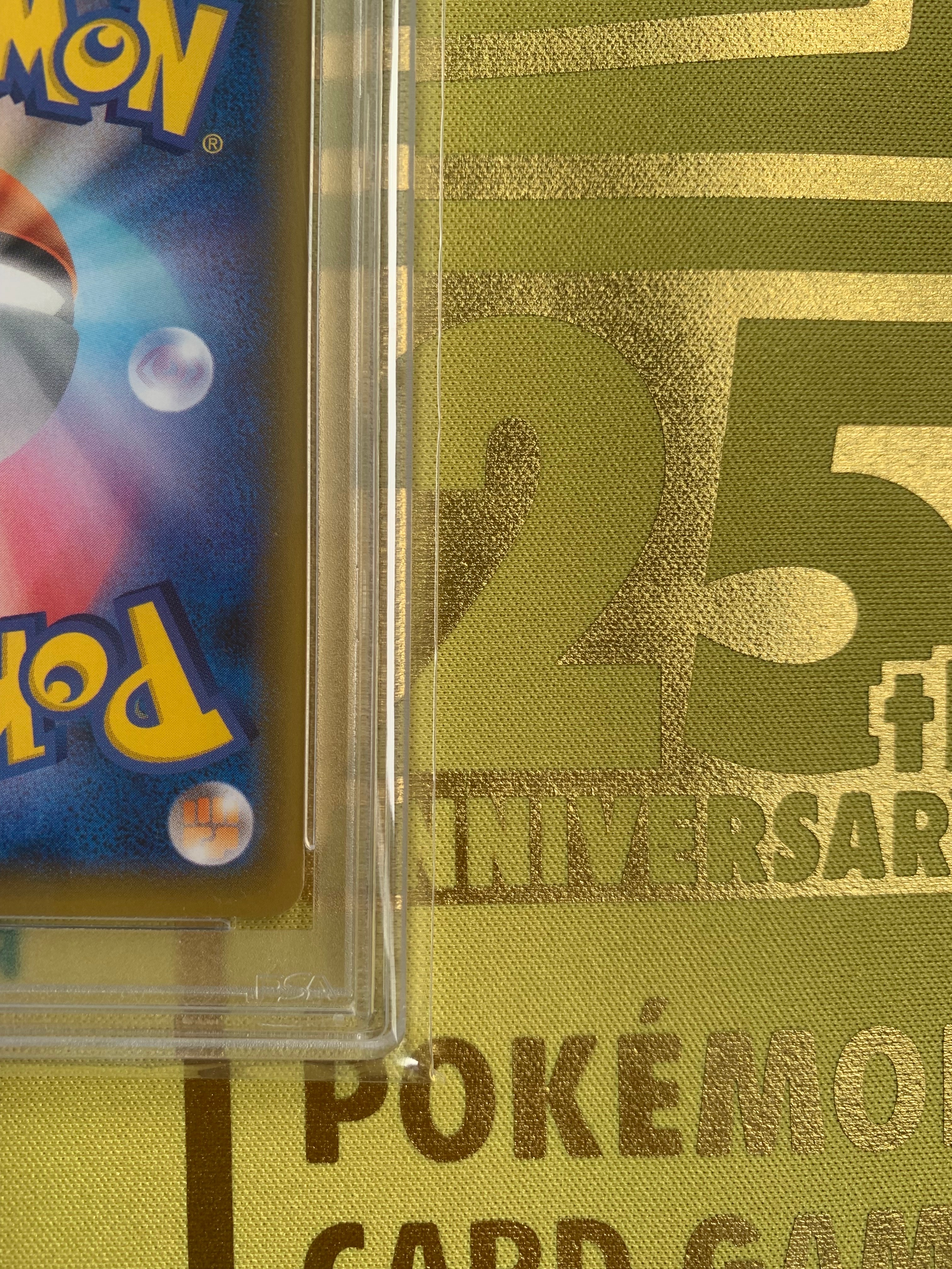 back of golden pokemon card Rayquaza GS Gold Metal real pokemon gold cards If