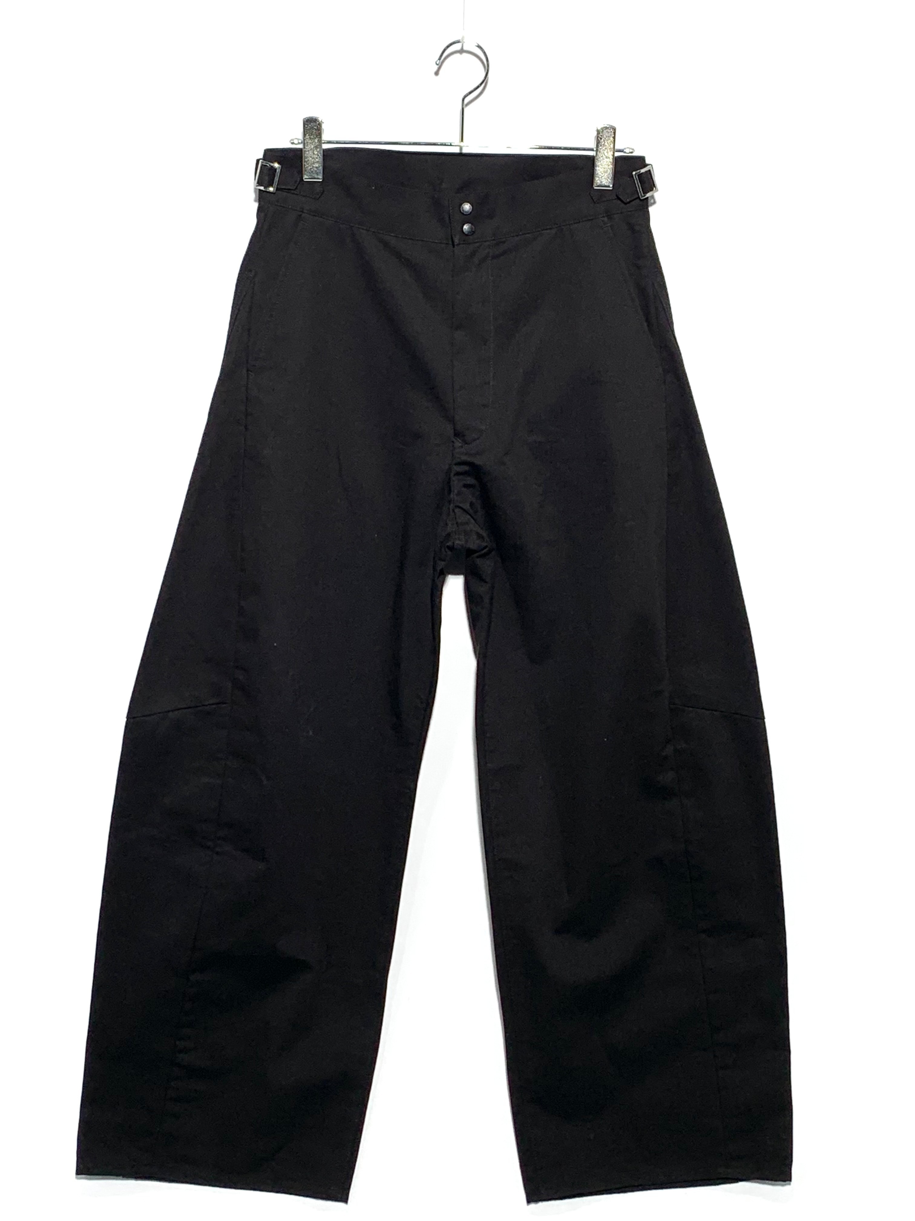 HYKE Cotton Gurkha Pants "Black"