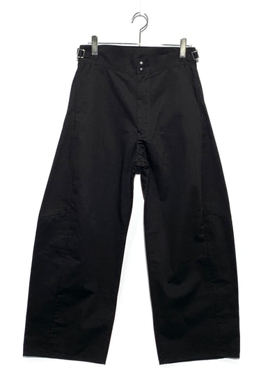 HYKE Cotton Gurkha Pants "Black"