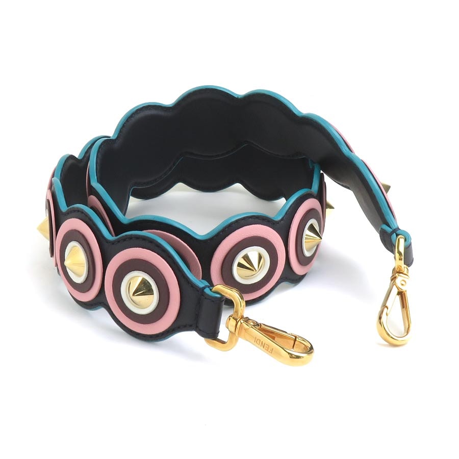 フェンディ FENDI ショルダーストラップ レザー/メタル マルチカラー レディース【中古】 r11442a