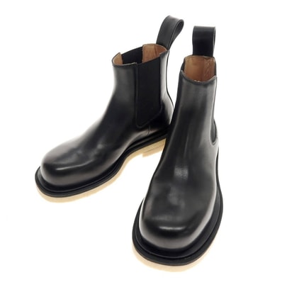 【中古】【未使用】ボッテガヴェネタ BOTTEGAVENETA サイドゴアブーツ ブラック【サイズ39】【メンズ】