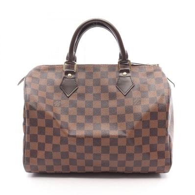 ルイ・ヴィトン LOUIS VUITTON スピーディ30 ハンドバッグ バッグ PVCコーティングキャンバス レザー ダミエ エベヌ レディース ブラウン系 N41531 【中古】