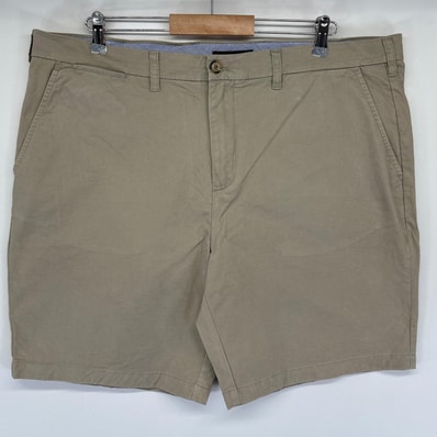 古着 トミーヒルフィガー TOMMY HILFIGER ショートパンツ チノパン ショーツ ハーフ ワンポイントロゴ w40 ベージュ メンズ