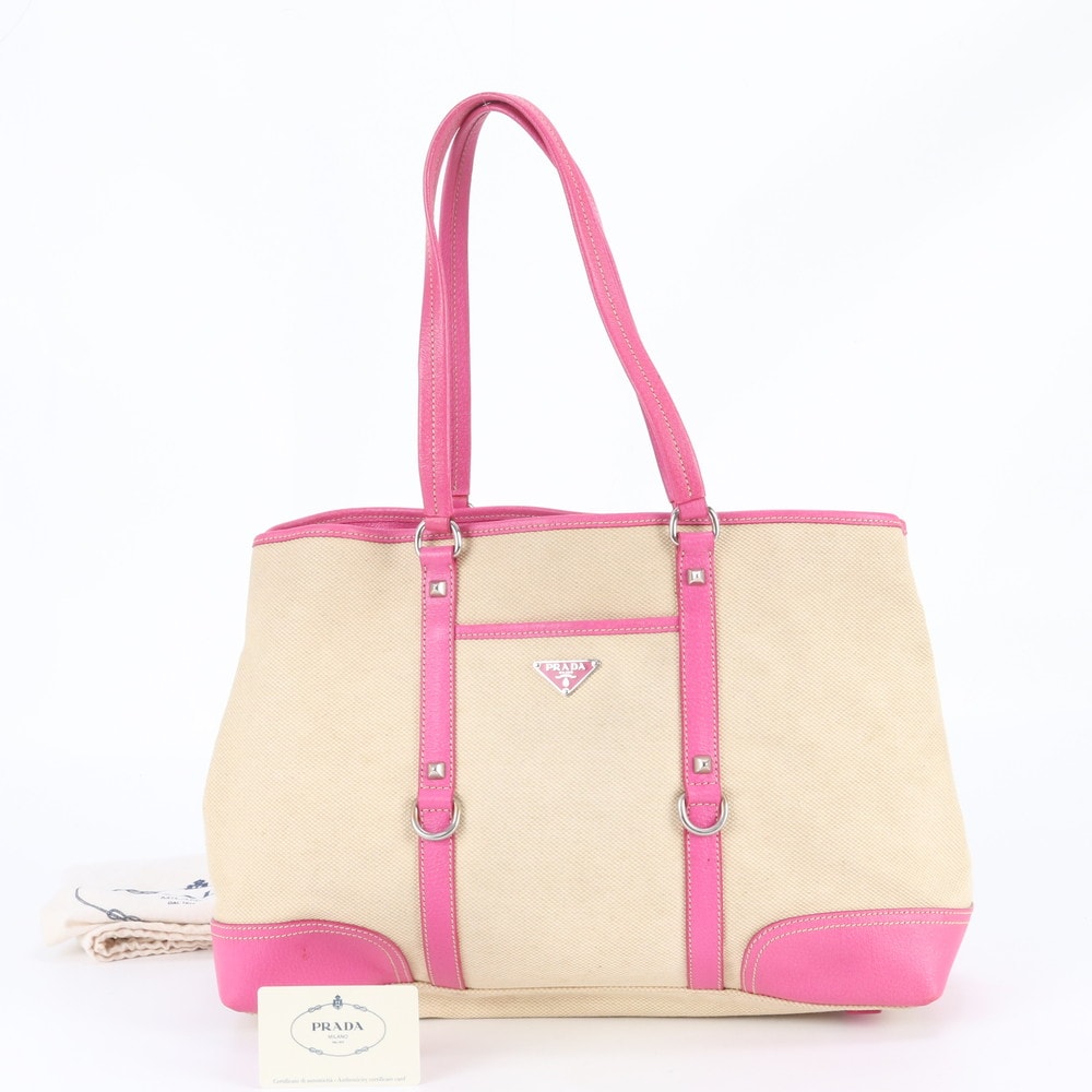 ■美品 プラダ トライアングルロゴ BR2921 トート バッグ