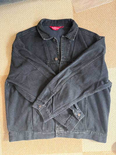Supreme Denim Trucker Jacket "Black"