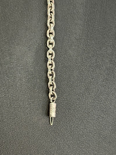 Chrome Hearts Paper Chain Bracelet "Silver"