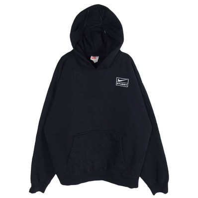 NIKE ナイキ パーカー DN4028-010 NRG Washed Hoodie ウォッシュド ロゴ刺繍 プルオーバー フーディー パーカー ブラック系 M【中古】