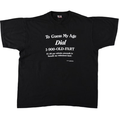 古着 90年代 フルーツオブザルーム FRUIT OF THE LOOM メッセージプリントTシャツ USA製 メンズXL相当 ヴィンテージ/eaa664897