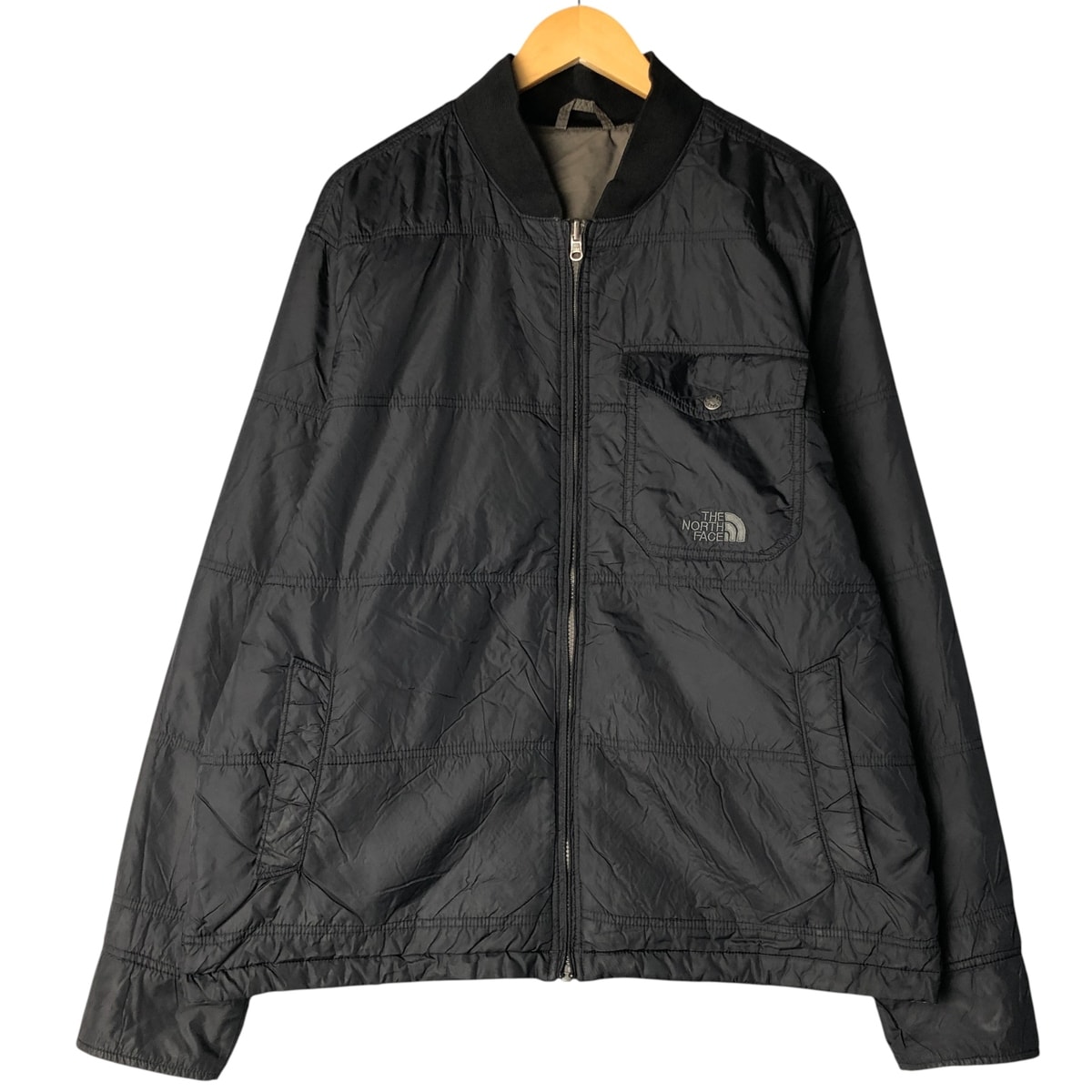 古着 ザノースフェイス THE NORTH FACE リバーシブル 中綿ジャケット パファージャケット メンズXL相当/eaa598938