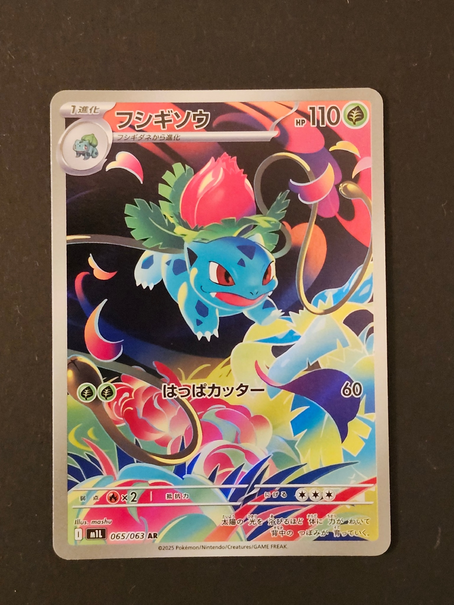 PSA10】フシギソウ AR [M1L 065/063](拡張パック「メガブレイブ」) 1枚