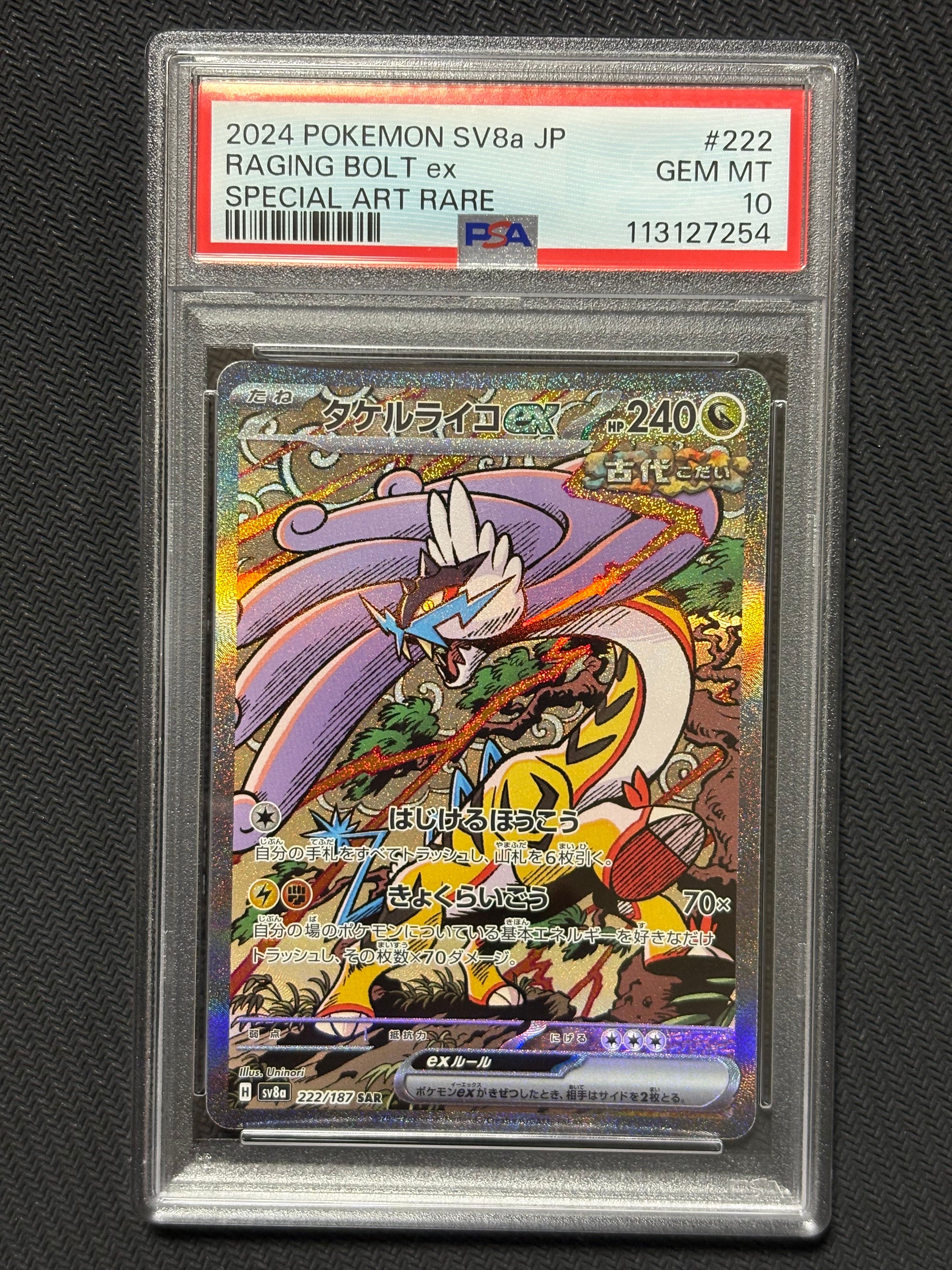タケルライコex SAR [SV8a 222/187](ハイクラスパック「テラスタルフェスex」)
