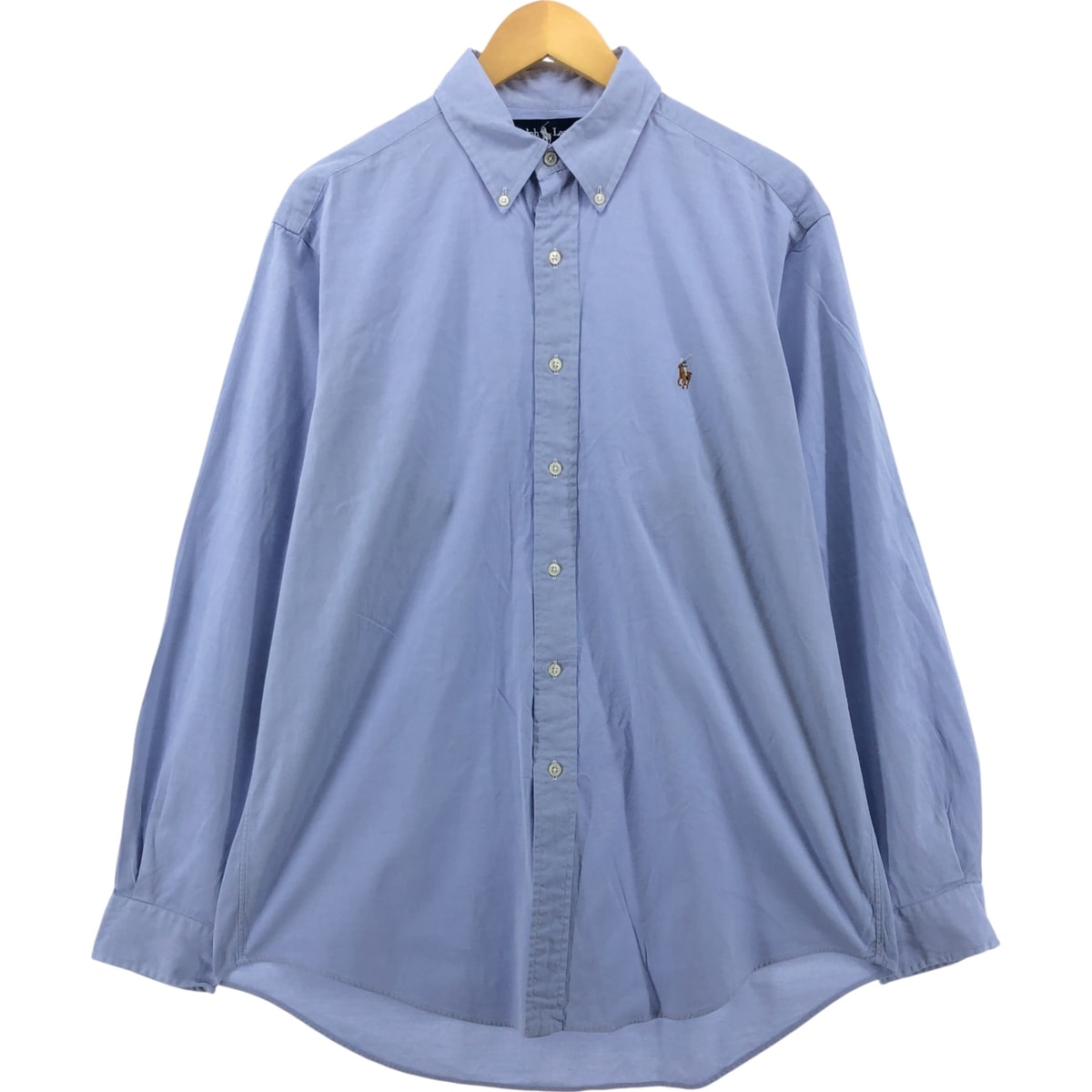 古着 ラルフローレン Ralph Lauren YARMOUTH 長袖 ボタンダウンシャツ メンズL相当/eaa551029