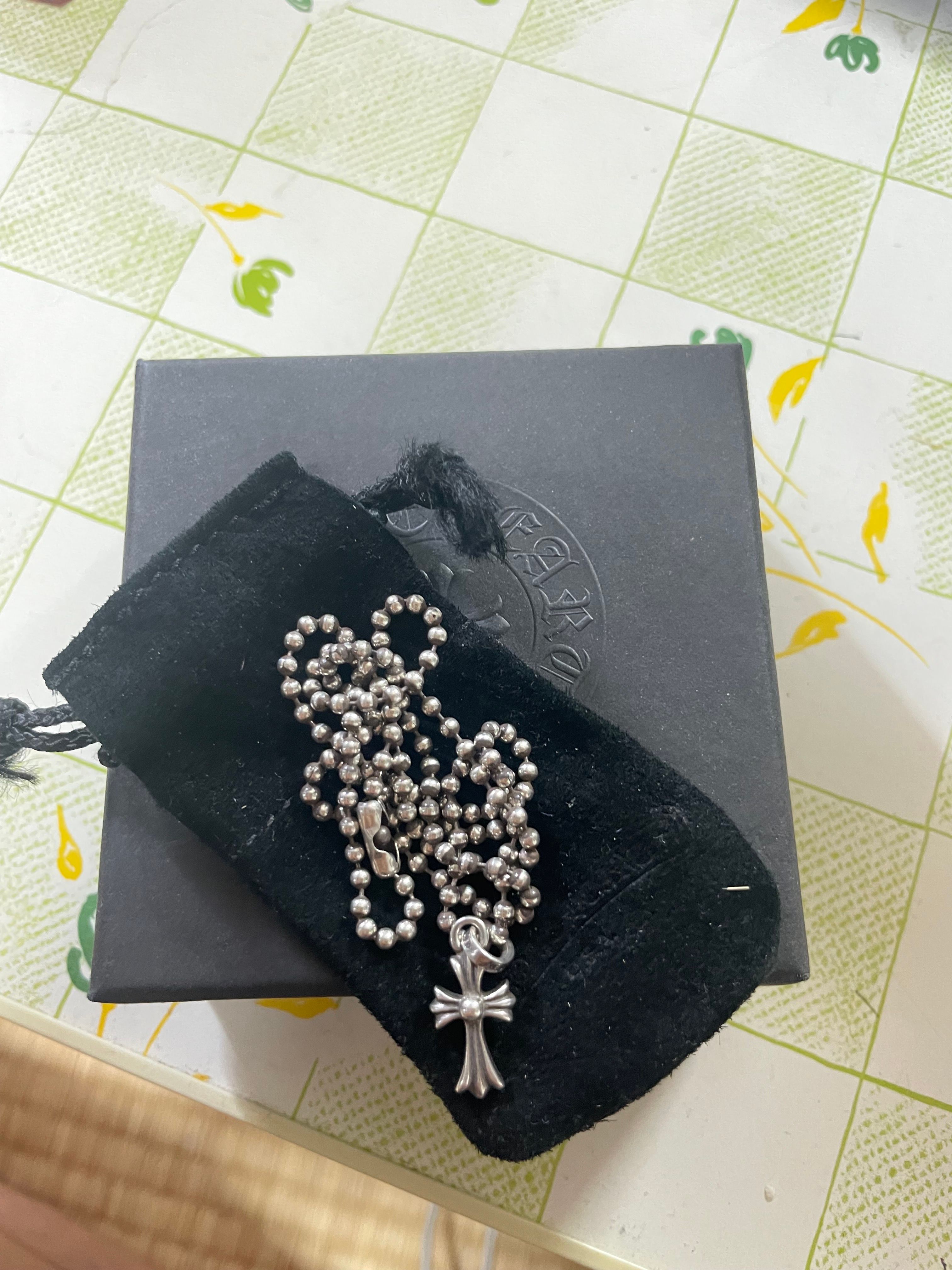 Chrome Hearts CH Cross Baby Fat Charm "Silver"