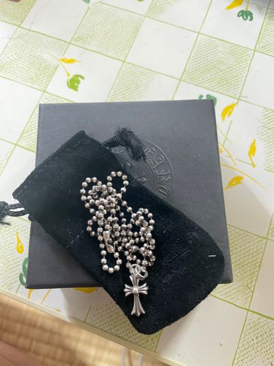 Chrome Hearts CH Cross Baby Fat Charm "Silver"