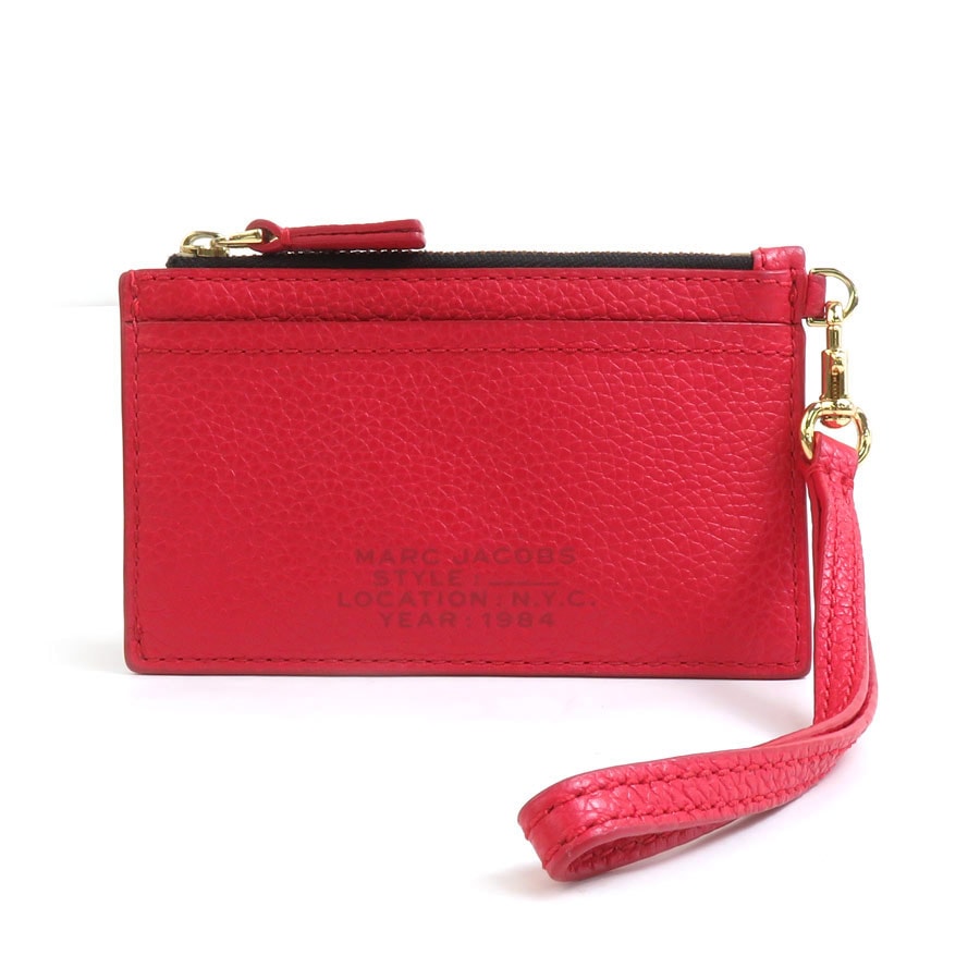 マークジェイコブス MARC JACOBS コインケース レザー レッド レディース【中古】 r10543a