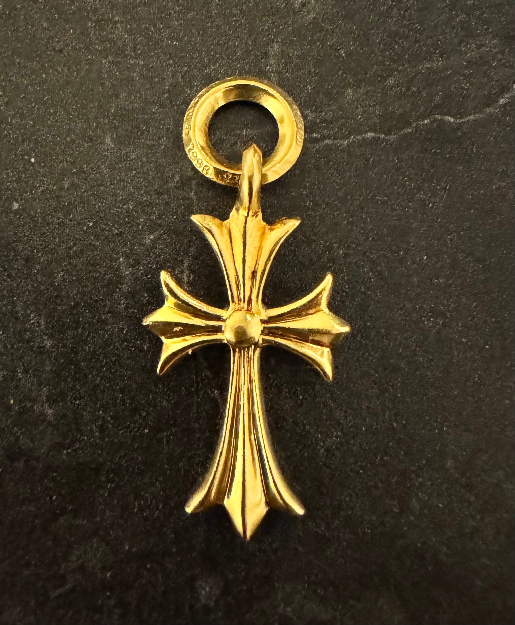 【美品】CHROME HEARTS(クロムハーツ)/タイニークロス22K