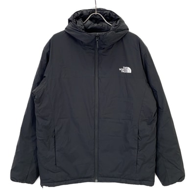 ノースフェイス NY82380 ブラック 中綿ジャケット リバーシブルインサレーテッドフーディ XL