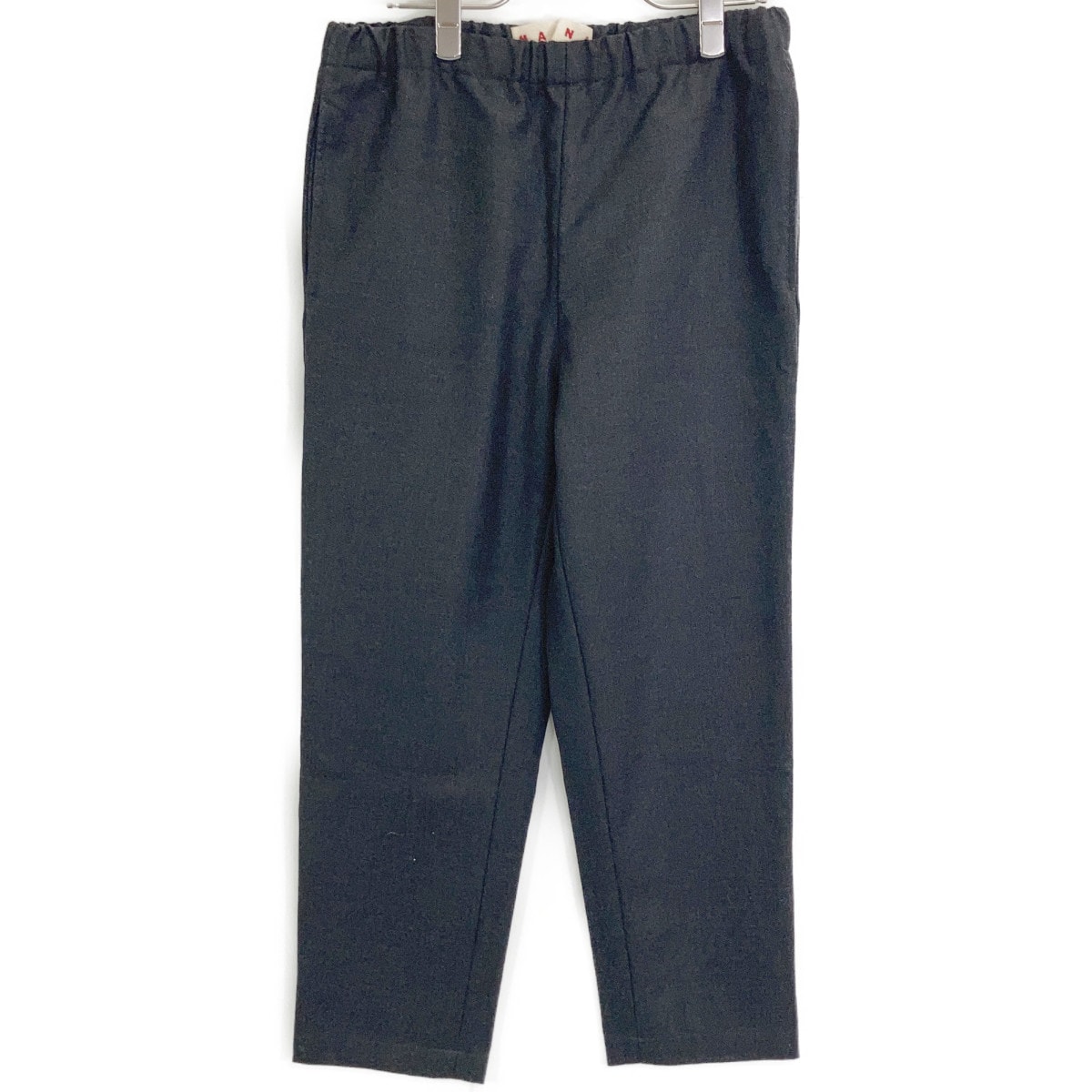 マルニ グレー W14PAMA014A00TW479-00N97 ウール イージー テーパードパンツ 38