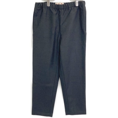 マルニ グレー W14PAMA014A00TW479-00N97 ウール イージー テーパードパンツ 38