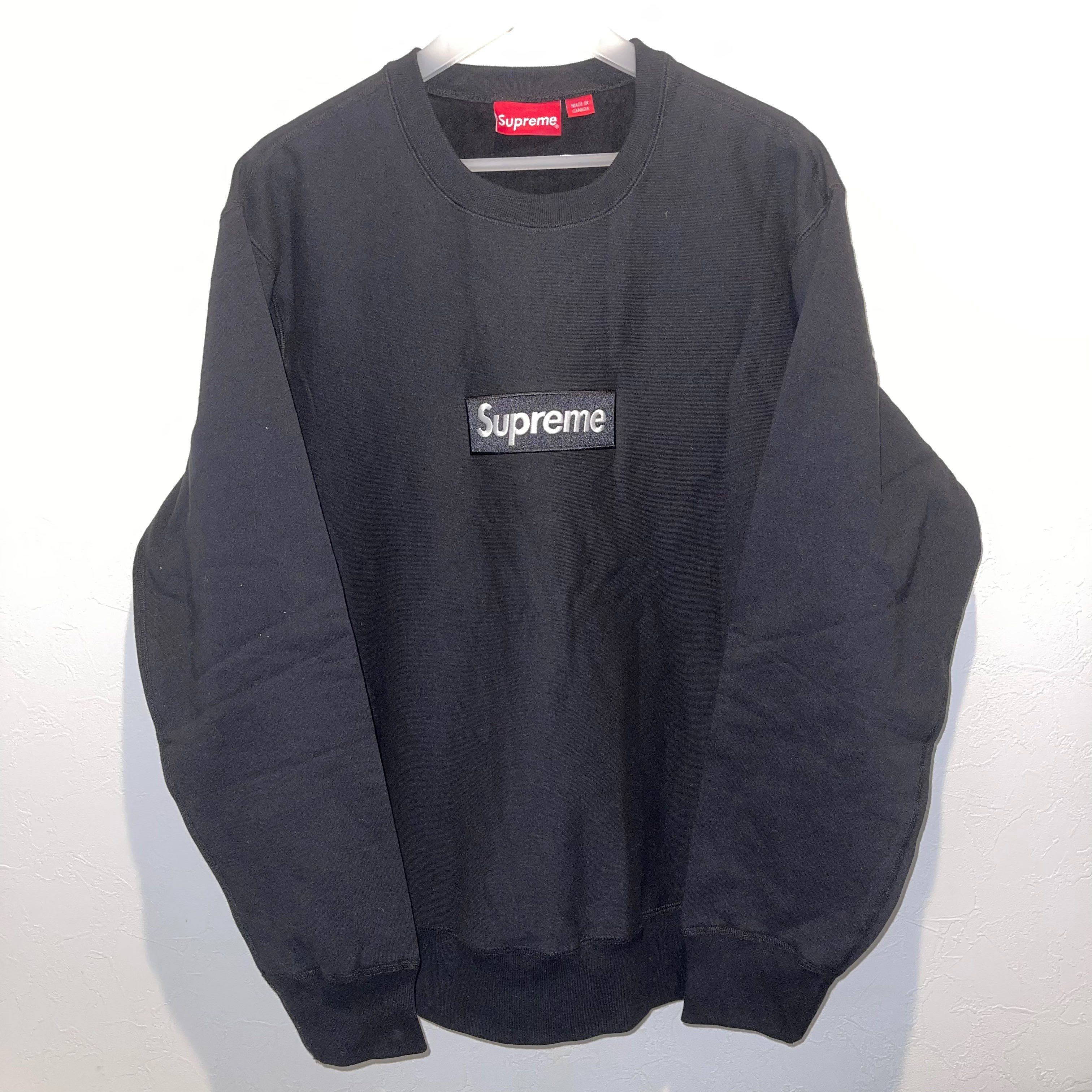 Supreme Box Logo Crewneck Sweatshirt "Black" (18FW)