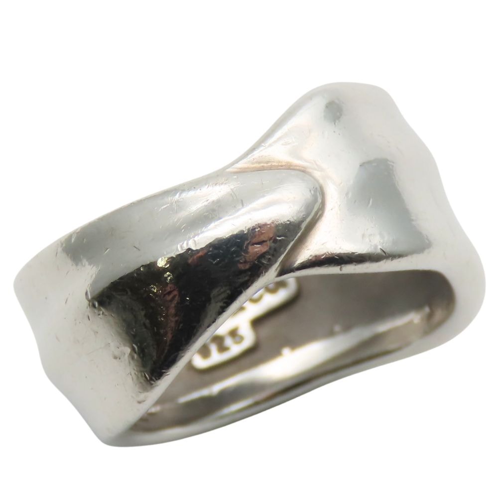 【中古】 ティファニー リング・指輪 リーフ シルバー925 約7.3g シルバー アクセサリー シンプル 小物 レディース 女性 TIFFANY&Co.