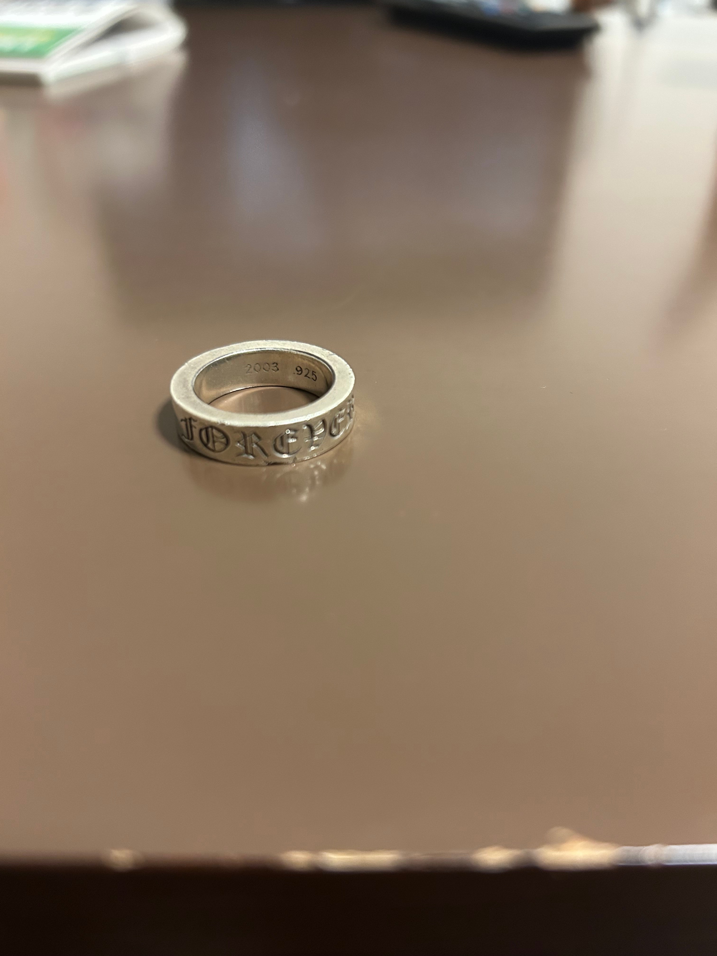 Chrome Hearts Spacer Ring 6mm CH Forever "Silver"