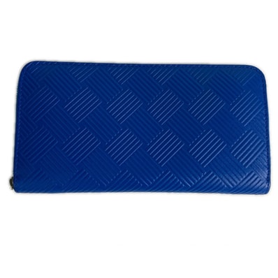 BOTTEGA VENETA ボッテガヴェネタ イントレチャート 長財布 ラウンドファスナー財布 P01718117K ブルー