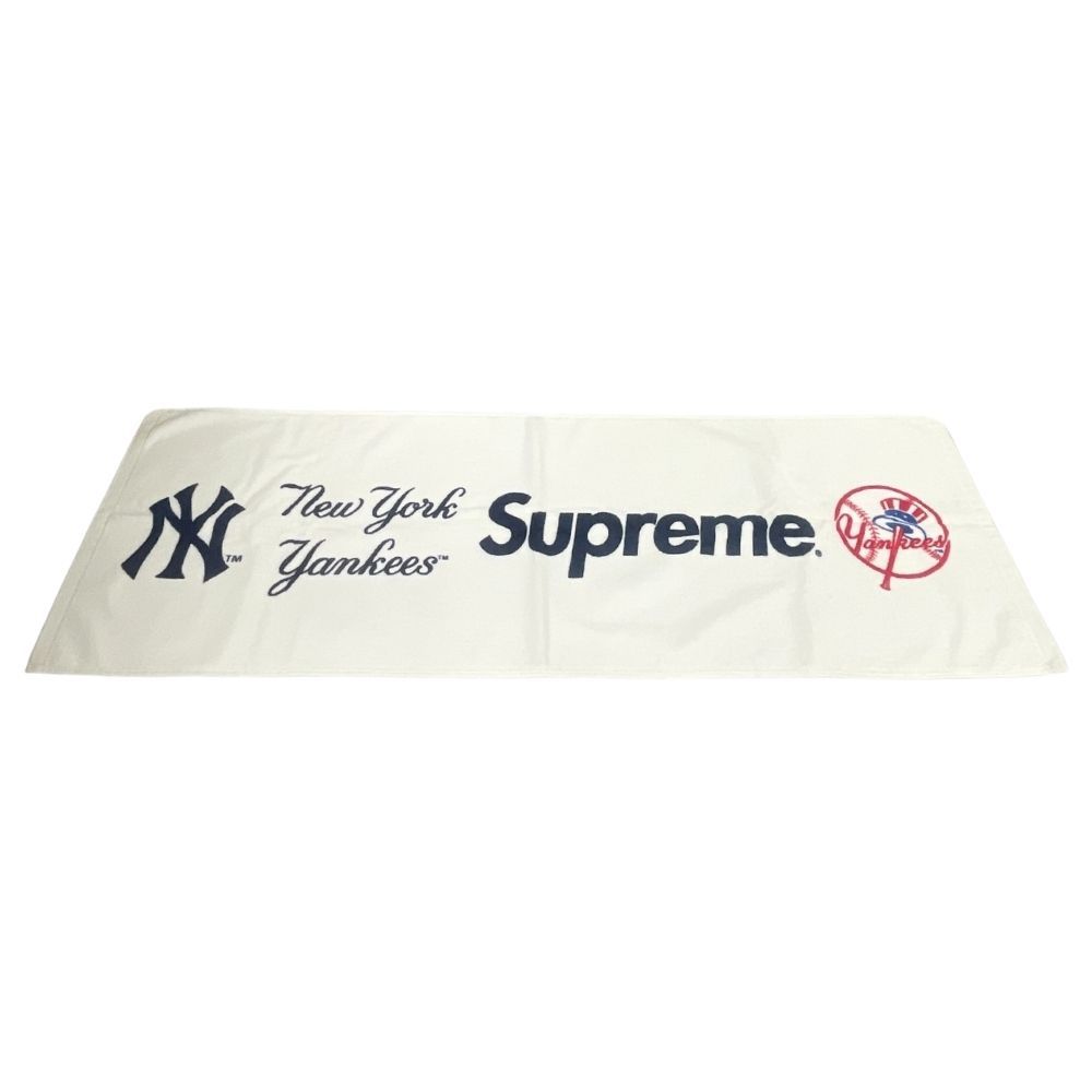 SUPREME シュプリーム NY ニューヨークヤンキース タオル ホワイト  B457