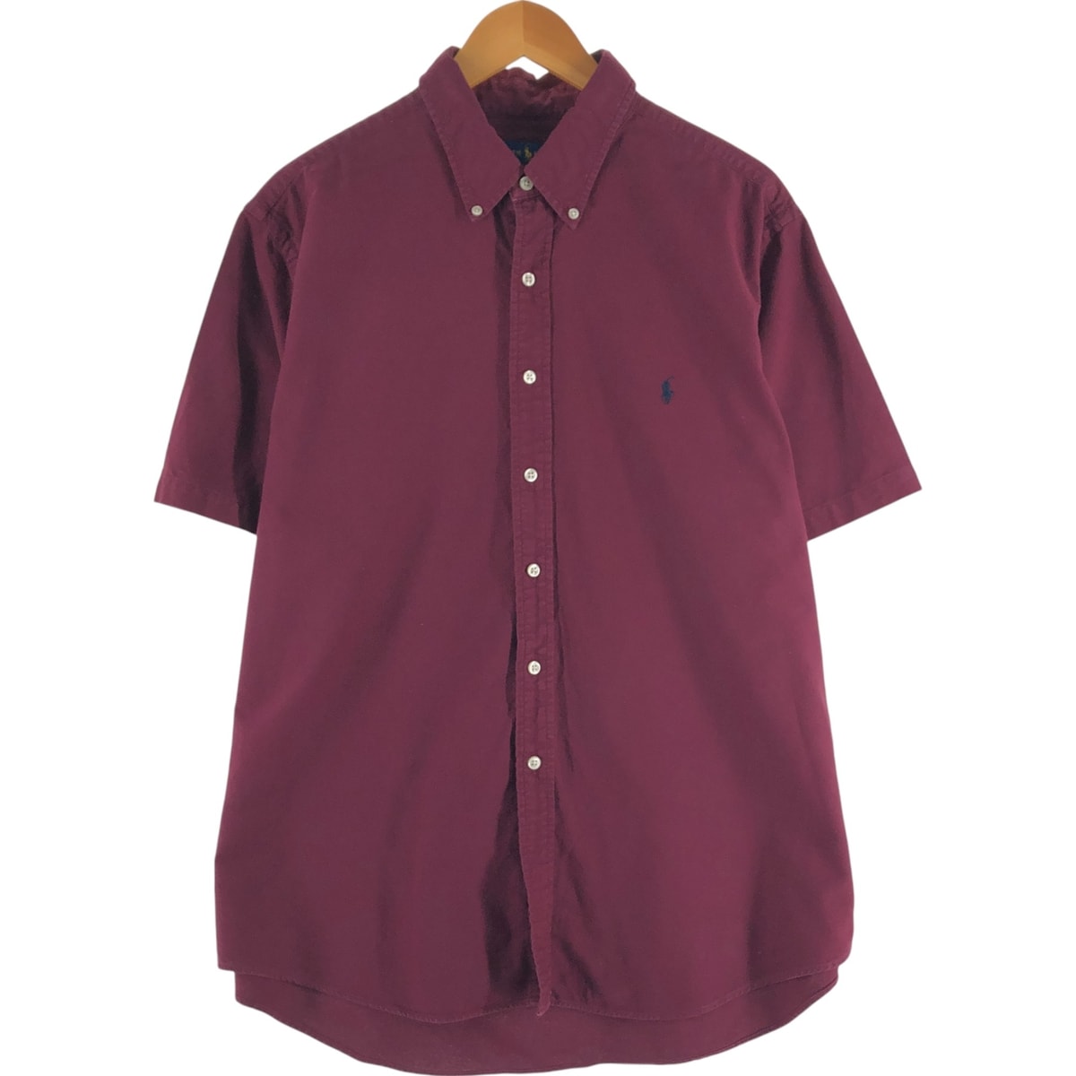 古着 ラルフローレン Ralph Lauren 半袖 ボタンダウンシャツ メンズXL相当/eaa539499