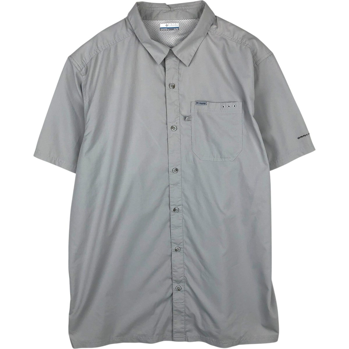 古着 コロンビア Columbia PFG OMNI-SHADE オムニシェイド 半袖 フィッシングシャツ ボックスシャツ メンズXL相当/eaa634625