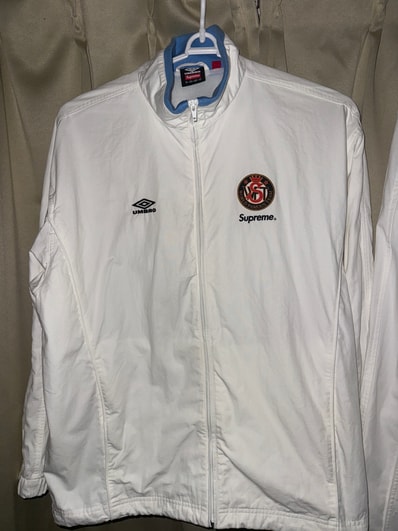 Supreme /Umbro Cotton Ripstop Track Jacket "White"