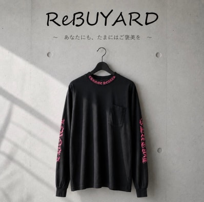 Chrome Hearts Script Neck Logo L/S T-Shirt "Black/Pink"