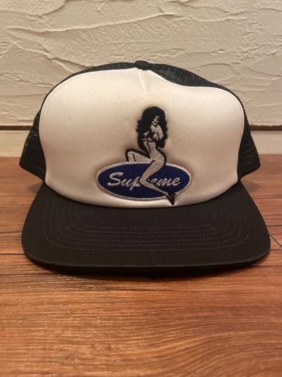 Supreme Pin Up Mesh Back 5-Panel "Black"