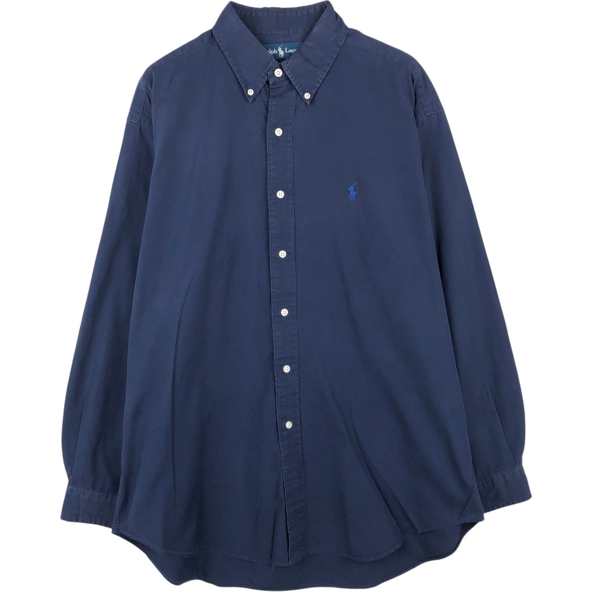 古着 ラルフローレン Ralph Lauren BLAKE 長袖 ボタンダウンシャツ メンズL相当/eaa672934