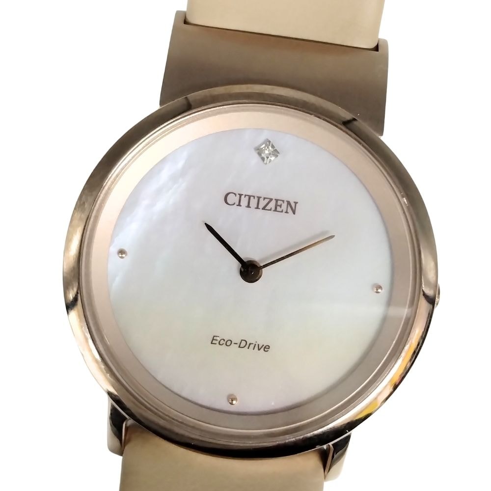 CITIZEN シチズン G620-S123194 エル アンビリュナ エコドライブ 腕時計 アイボリー C841