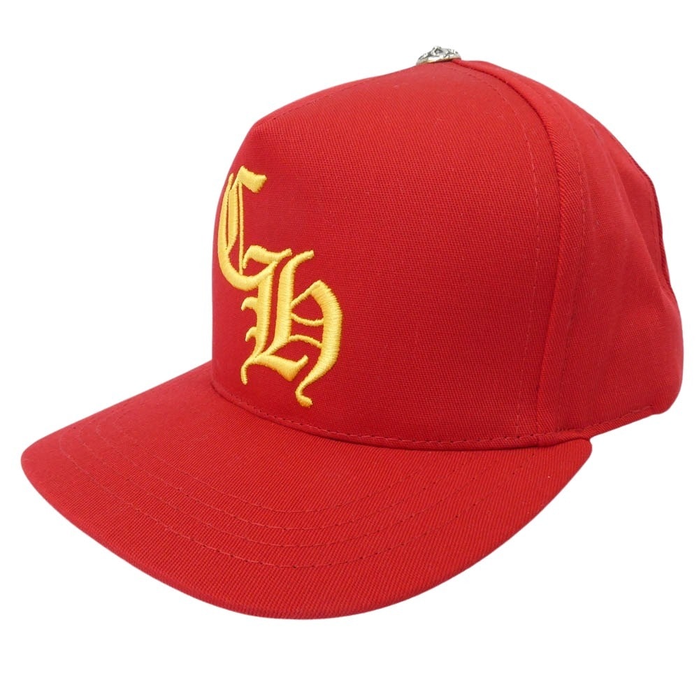 Chrome Hearts Baseball Cap 5 Panel CH "Red/Yellow"