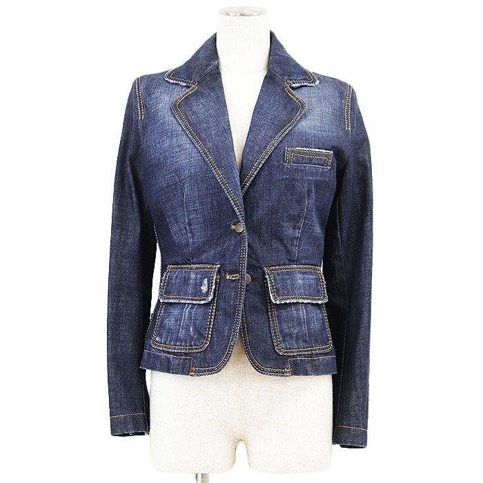 専用✨️【美品　希少L】ドルチェアンドガッバーナ　ノーカラーデニムジャケット　豹 専用✨️【美品 希少L】ドルチェアンドガッバーナ ノーカラーデニム