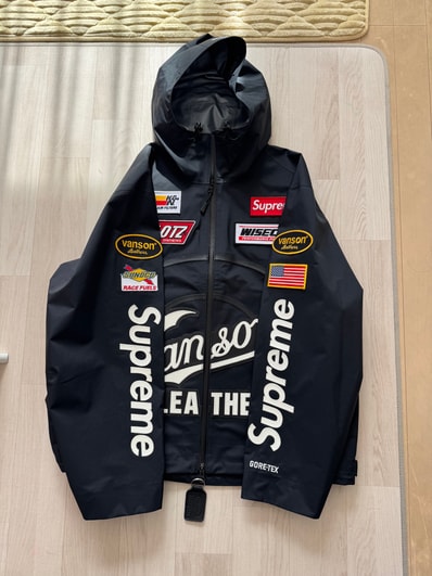 Supreme x Vanson Leathers GORE-TEX Shell Jacket "Black"