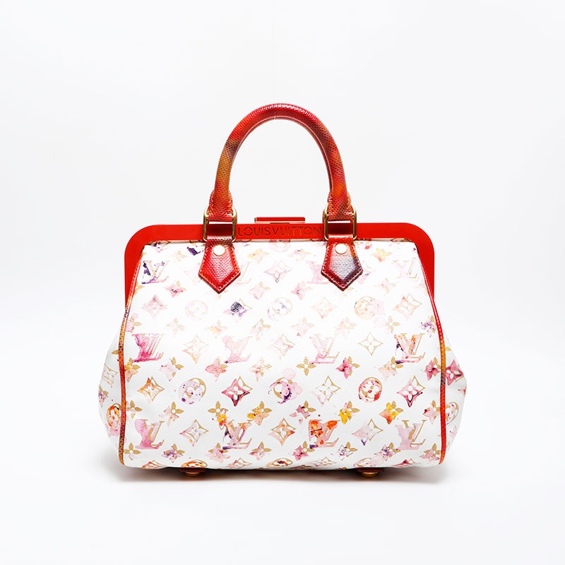 ヴィトン LV 2006年製 モノグラム ウォーターカラー スピーディ30 ハンドバッグ【中古】