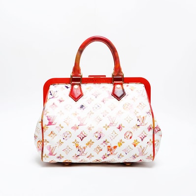 ヴィトン LV 2006年製 モノグラム ウォーターカラー スピーディ30 ハンドバッグ【中古】