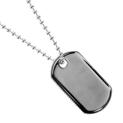 ティファニー ドッグタグ レディースネックレス