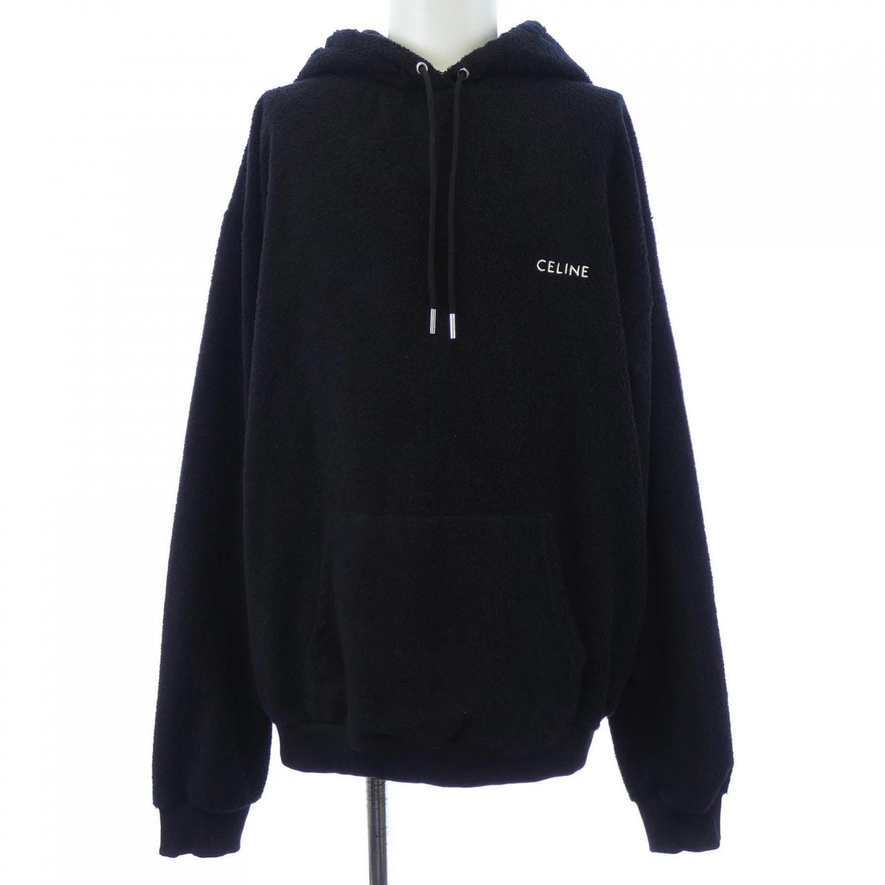 セリーヌ CELINE CELINE ルーズ フーディー テリーコットン パーカー 2Y37G372Y パーカー