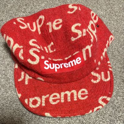 Supreme / Harris Tweed® Camp Cap "Red"