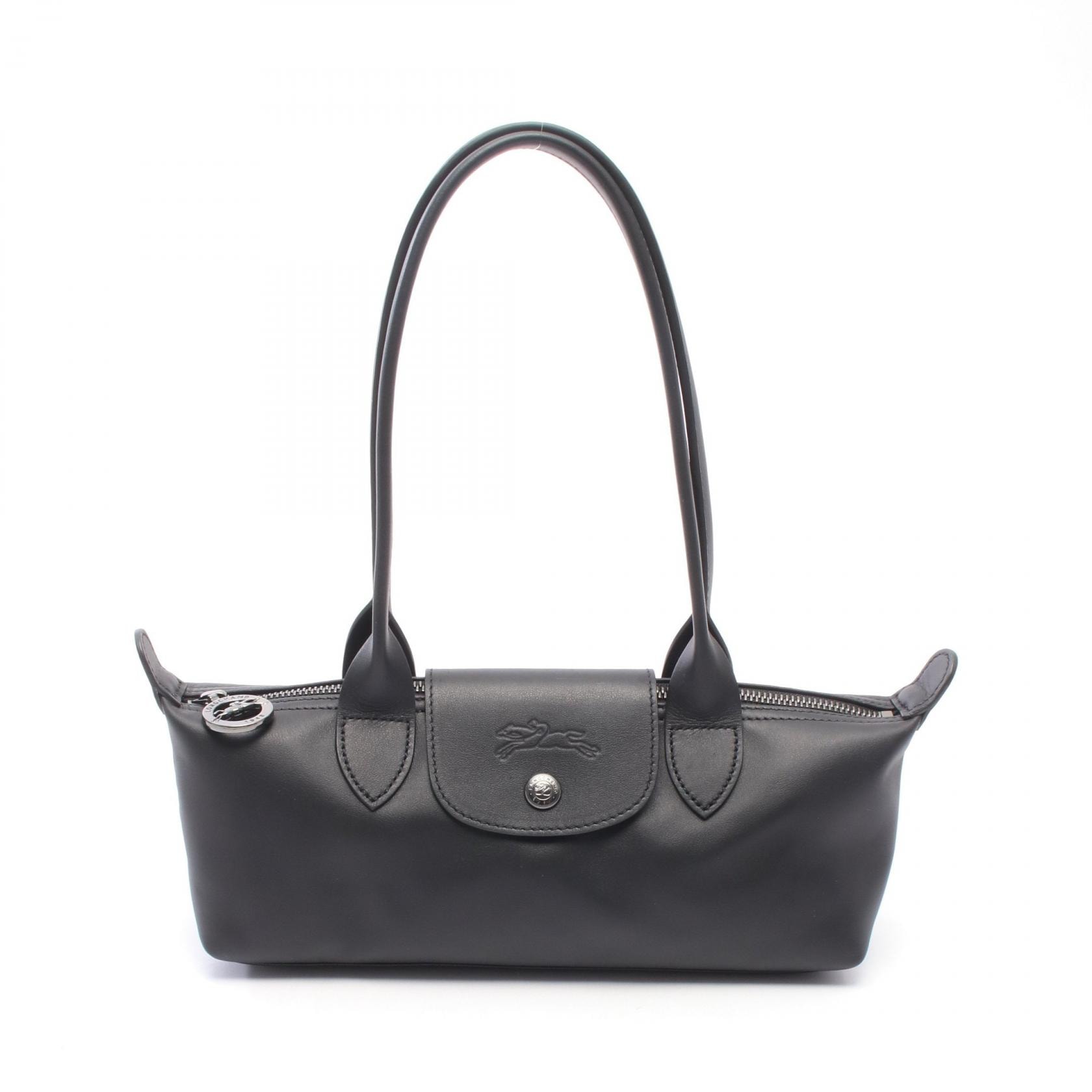 ロンシャン Longchamp ル プリアージュ エクストラ S ショルダーバッグ バッグ レザー レディース ブラック系 10370987001 【新品】
