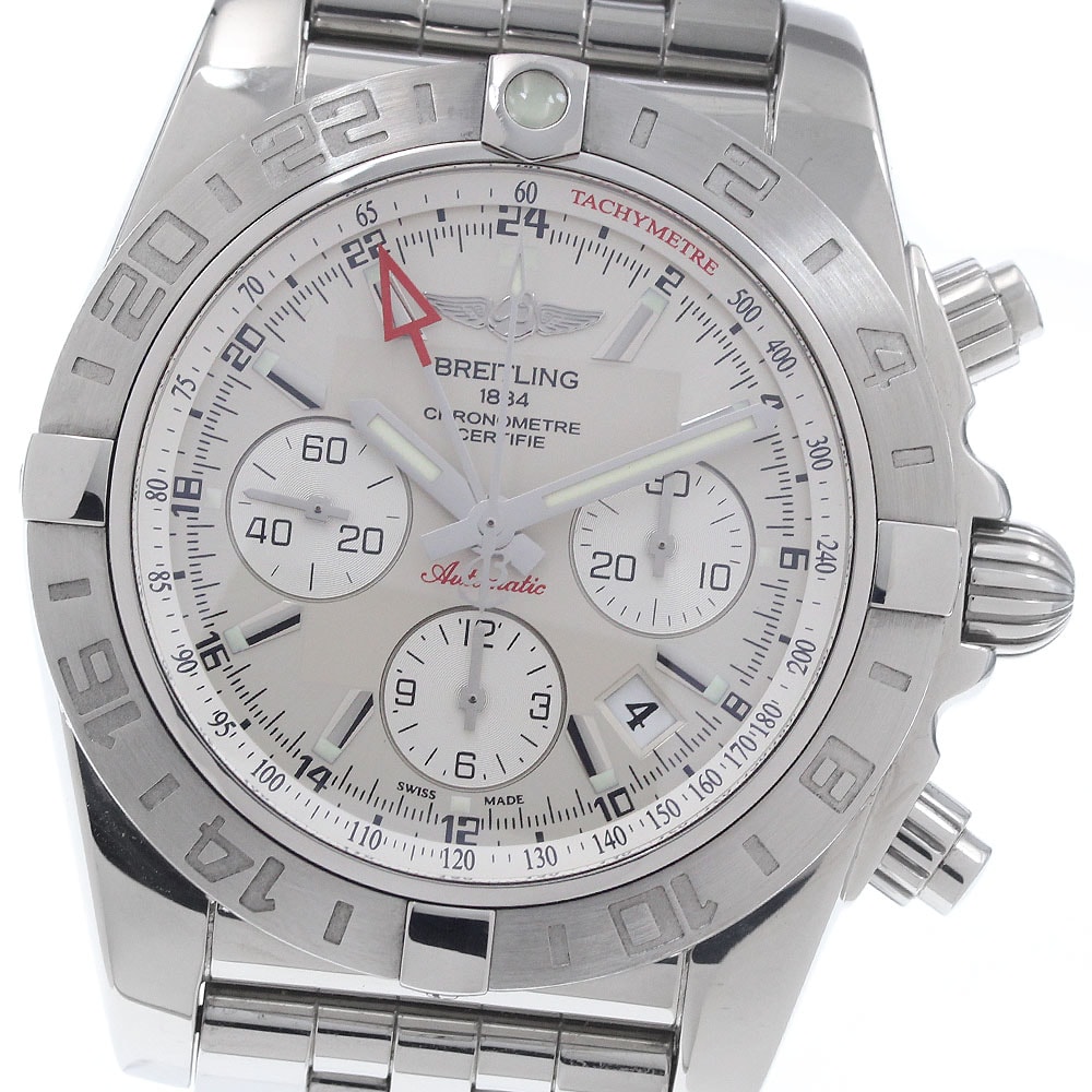 ブライトリング クロノマット デイト GMT AB0420 メンズ 【中古】