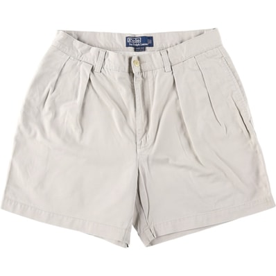 古着 ラルフローレン Ralph Lauren POLO by Ralph Lauren ANDREW SHORT ツータック チノショーツ ショートパンツ メンズw32相当/eaa642989